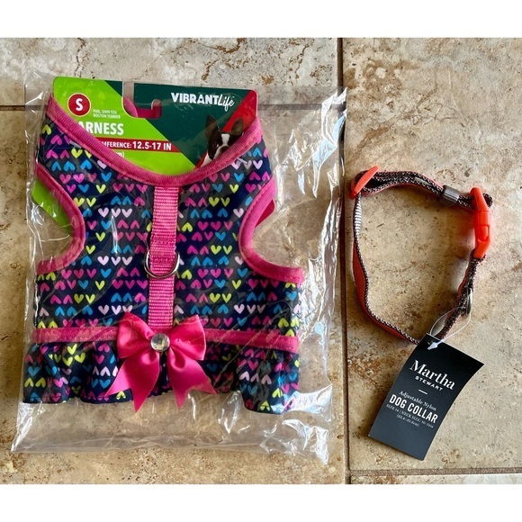 Martha Stewart Other - Small Dog Collar/Harness Bundle